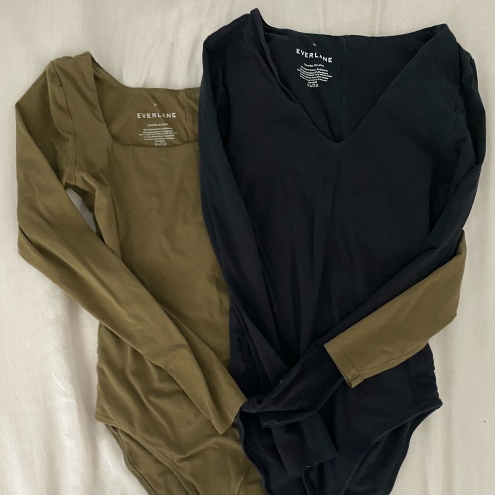 Set of 2 Everlane Bodysuits — XS